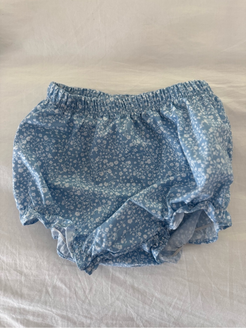 Nantucket Kids Blue Floral Girls Bloomer Set - Sleeveless Top & Bloomers. Size 3 - Picture 5 of 5